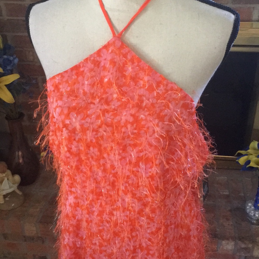 Orange fun dress!! NWT - Picture 2 of 11